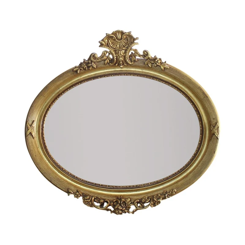 Casa Padrino Antikstil Wandspiegel Prunkvoll Gold 115 x H. 80 cm