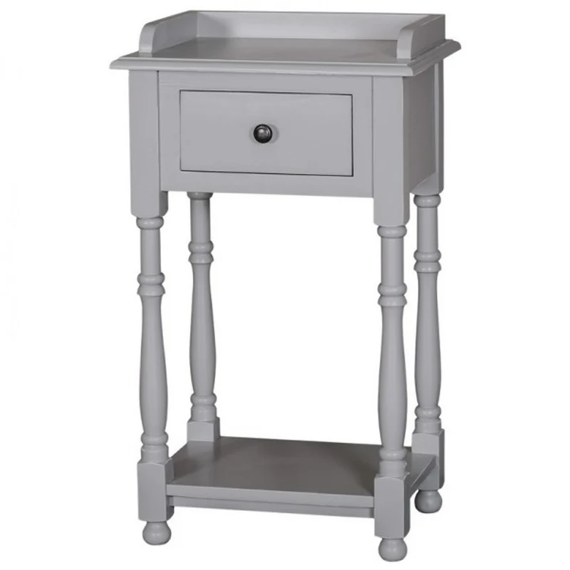 Casa Padrino Barock Kommode mit 1 Schublade 45 cm - Jugendstil Landhaus Stil Möbel - Nachttisch Schrank