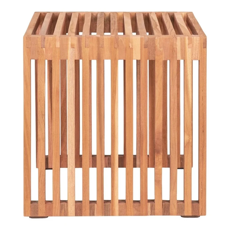Design Beistelltisch LINETA 40cm Teakholz In-/Outdoor