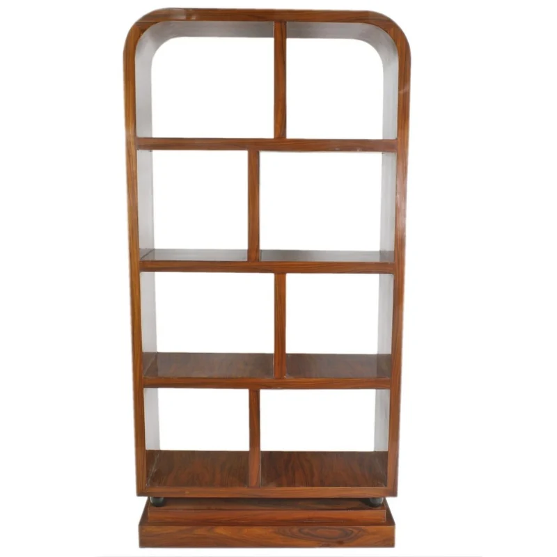 Casa Padrino Art Deco Bücherregal Mahagoni - Artdeco Bücher Schrank Regalsystem Möbel Antik Stil