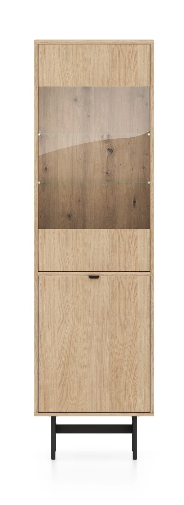 Einzeltüriger Schrank Reynos 54 cm Eiche Mavelie
