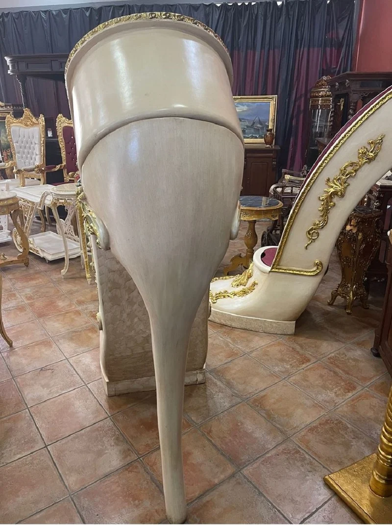 Casa Padrino Luxus Barock High Heel Vitrine Grün / Creme / Gold - Handgefertigter Massivholz Damenschuh Vitrinenschrank - Prunkvolle Barock Möbel