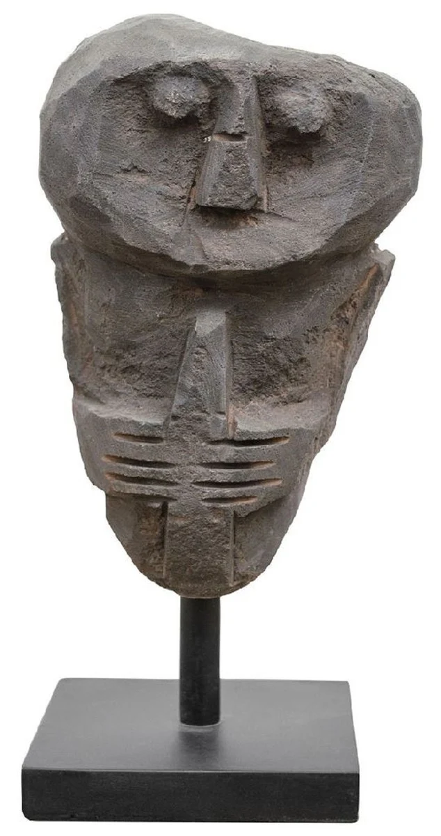 Casa Padrino Luxus Deko Antik Stil Naturstein Statuen Set - Stein Skulpturen - Stein Figuren - Schreibtisch Deko - Wohnzimmer Deko - Deko Accessoires - Luxus Möbel