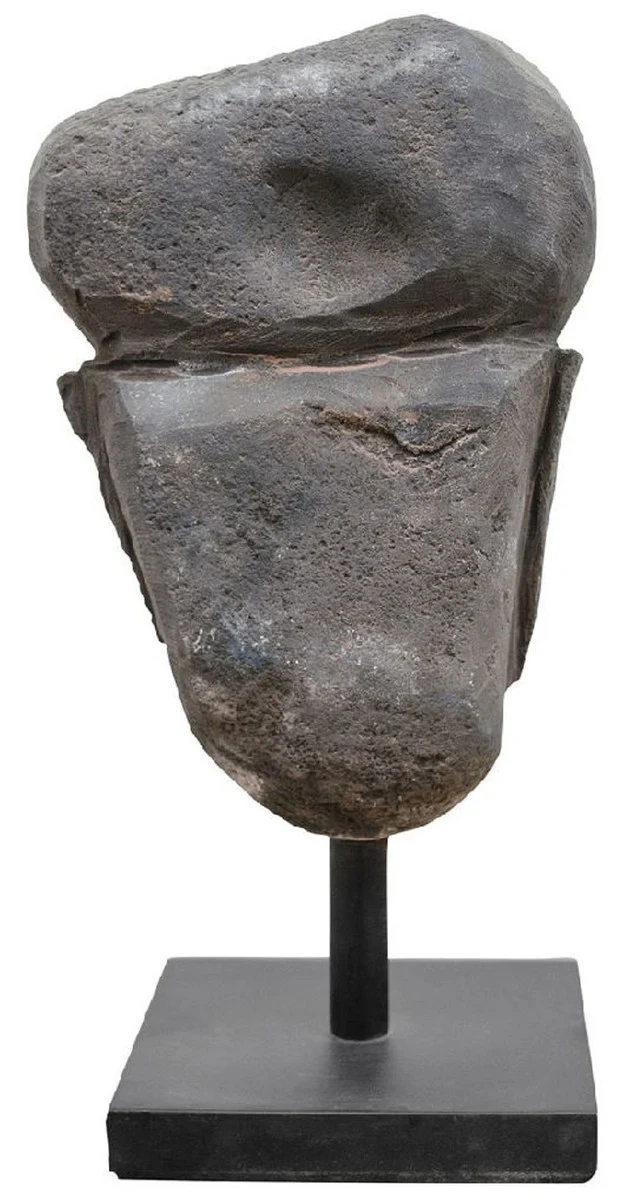 Casa Padrino Luxus Deko Antik Stil Naturstein Statuen Set - Stein Skulpturen - Stein Figuren - Schreibtisch Deko - Wohnzimmer Deko - Deko Accessoires - Luxus Möbel