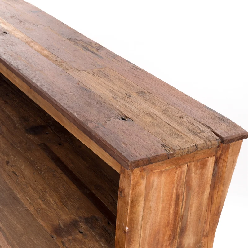 BARSCHRANK "PUREWOOD" | 150x110x55cm (BxHxT), Hausbar, Verkaufstresen | Farbe: 08 honigfarben gewachst