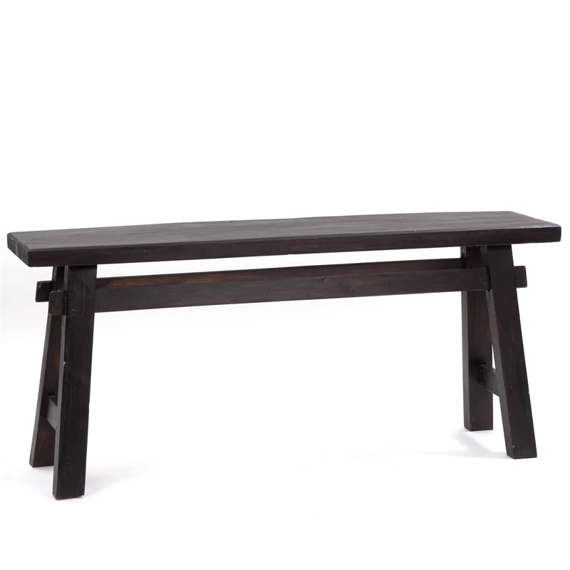 SITZBANK "EAST" | Mahagoni, 118x53x27,5cm (BxHxT) | Holzbank | Farbe: 03 dunkelbraun