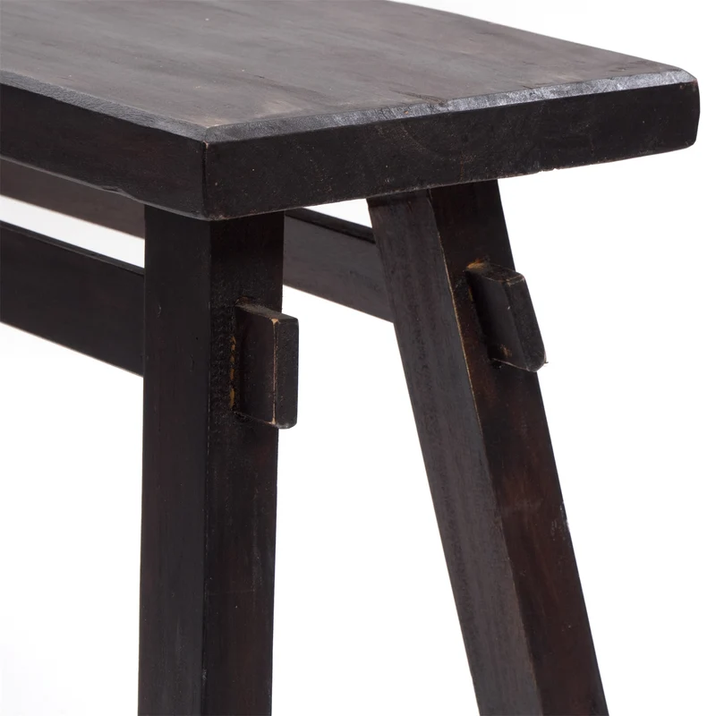 SITZBANK "EAST" | Mahagoni, 118x53x27,5cm (BxHxT) | Holzbank | Farbe: 03 dunkelbraun