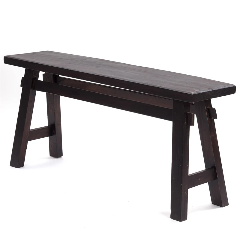 SITZBANK "EAST" | Mahagoni, 118x53x27,5cm (BxHxT) | Holzbank | Farbe: 03 dunkelbraun