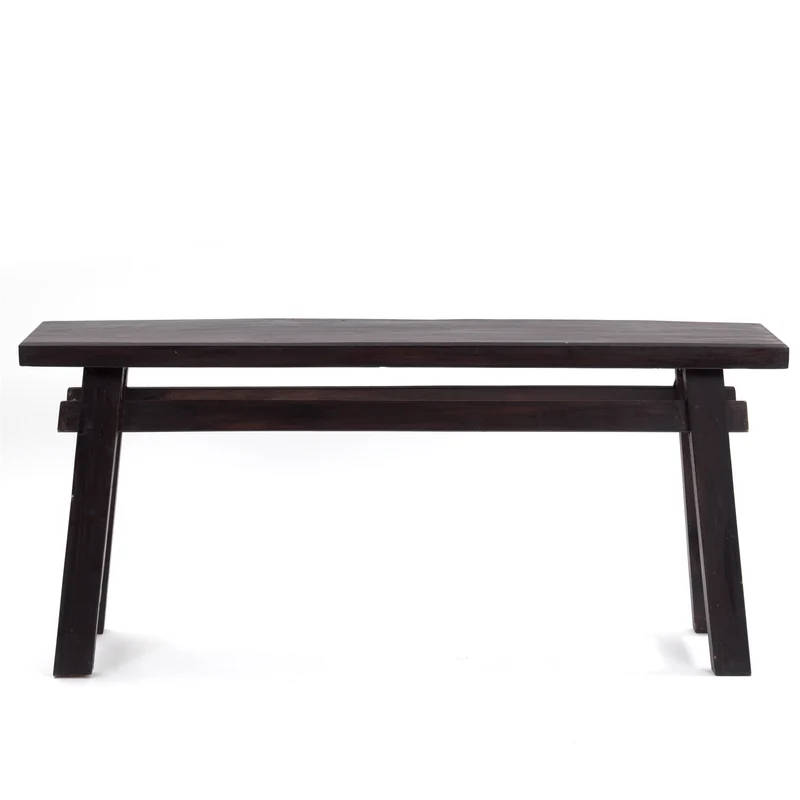 SITZBANK "EAST" | Mahagoni, 118x53x27,5cm (BxHxT) | Holzbank | Farbe: 03 dunkelbraun