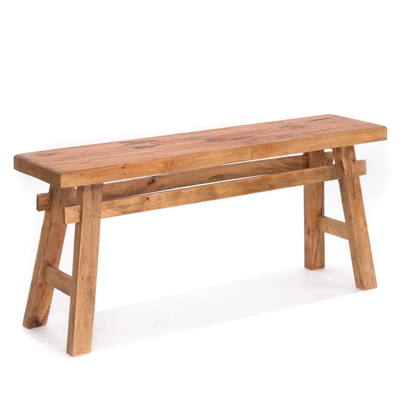 SITZBANK "EAST" | Mahagoni, 118x53x27,5cm (BxHxT) | Holzbank | Farbe: 01 natur-vintage