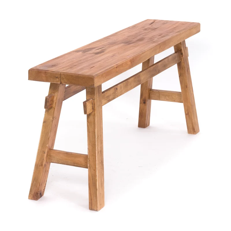 SITZBANK "EAST" | Mahagoni, 118x53x27,5cm (BxHxT) | Holzbank | Farbe: 01 natur-vintage