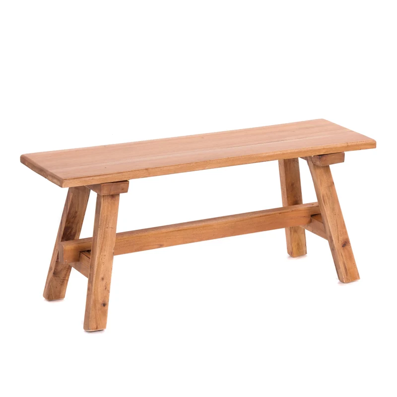 HOLZBANK "ANZIO" | Mahagoni, 90x39x26 cm (HxBxT) | Faltbank | Farbe: 08 honigfarben gewachst