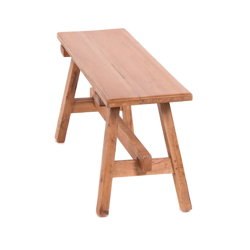 HOLZBANK "ANZIO" | Mahagoni, 90x39x26 cm (HxBxT) | Faltbank | Farbe: 08 honigfarben gewachst