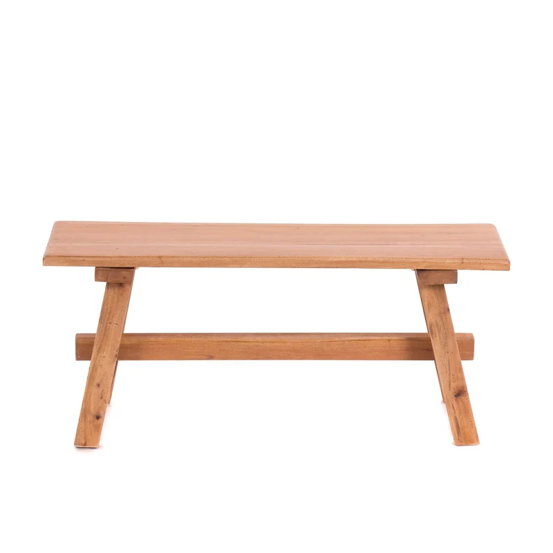 HOLZBANK "ANZIO" | Mahagoni, 90x39x26 cm (HxBxT) | Faltbank | Farbe: 08 honigfarben gewachst