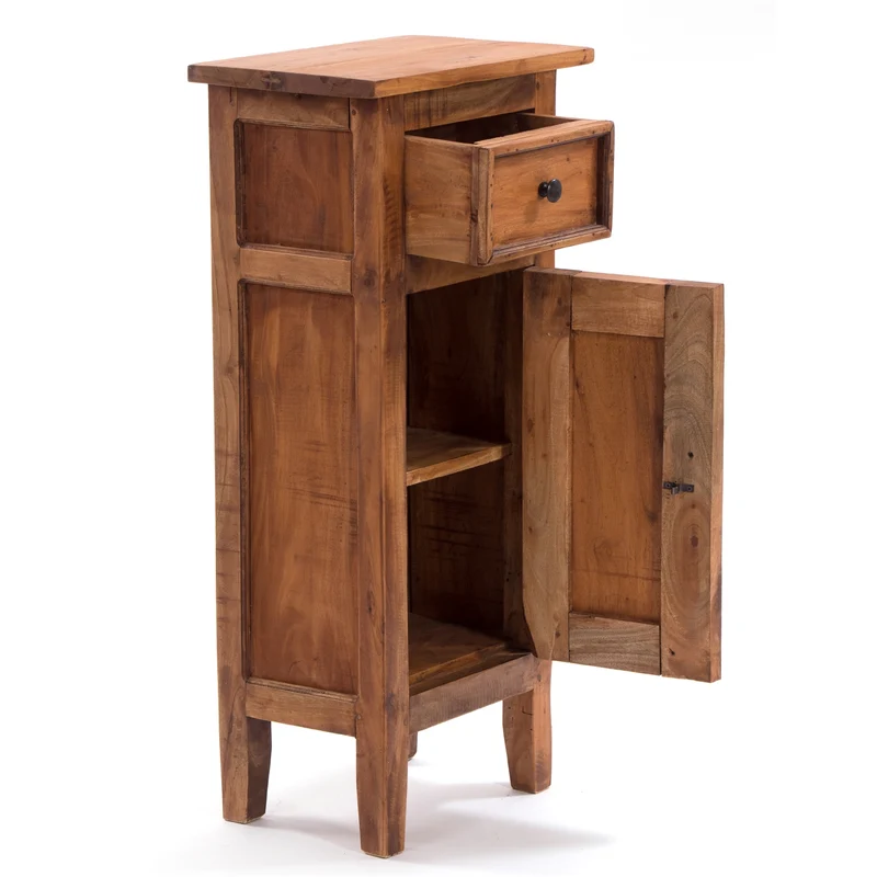 FLURSCHRANK "PLANT 80" | 80x36 cm (HxB) Mahagoni | Telefontisch | Farbe: 08 honigfarben gewachst