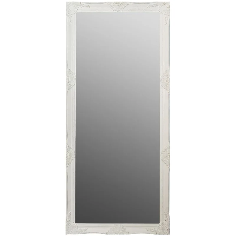 Barock Spiegel LORD antik-weiss 162x72cm Wandspiegel