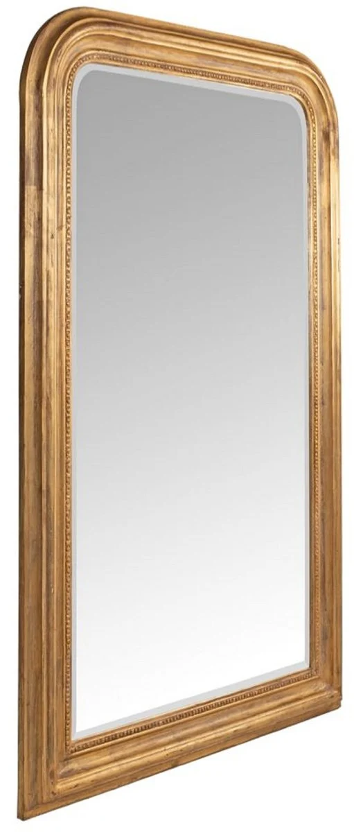 Casa Padrino Barock Spiegel Antik Gold 100 x 5 x H. 161 cm - Eleganter Wandspiegel im Barockstil - Antik Stil Garderoben Spiegel - Wohnzimmer Spiegel - Barock Möbel
