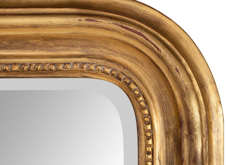 Casa Padrino Barock Spiegel Antik Gold 100 x 5 x H. 161 cm - Eleganter Wandspiegel im Barockstil - Antik Stil Garderoben Spiegel - Wohnzimmer Spiegel - Barock Möbel