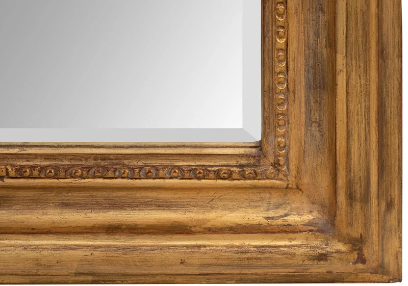 Casa Padrino Barock Spiegel Antik Gold 100 x 5 x H. 161 cm - Eleganter Wandspiegel im Barockstil - Antik Stil Garderoben Spiegel - Wohnzimmer Spiegel - Barock Möbel