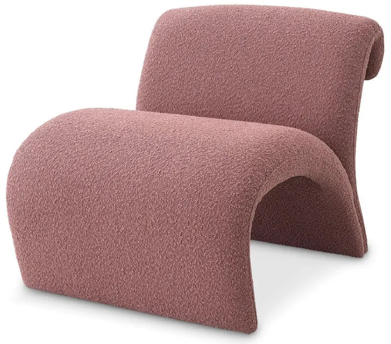 Casa Padrino Luxus Designer Sessel Rosa 69 x 74 x H. 67 cm - Wohnzimmer Sessel - Hotel Sessel - Wohnzimmer Möbel - Luxus Möbel - Wohnzimmer Einrichtung - Luxus Einrichtung - Möbel Luxus