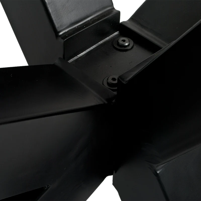 Esstischgestell DIVE-MIKADO 150cm Schwarz Stahl pulverbeschichtet