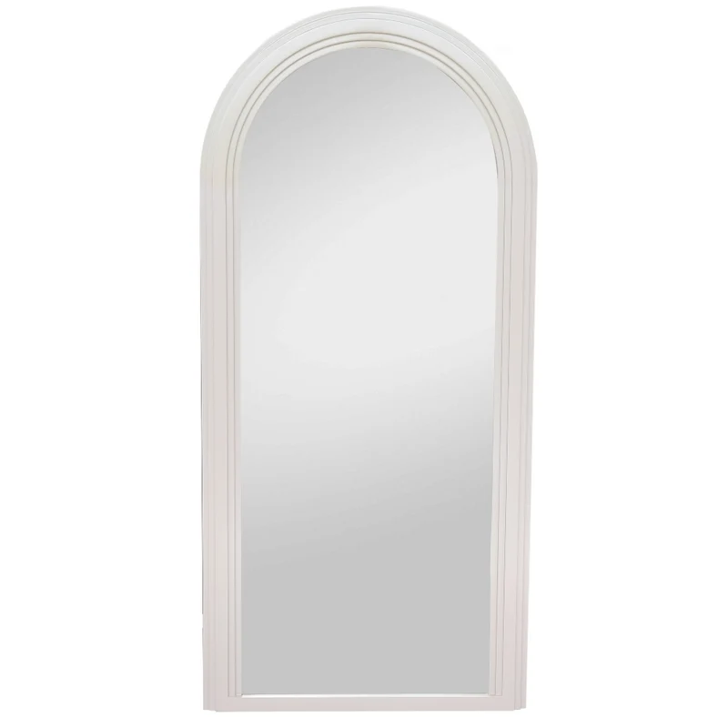 Design Rundbogen Spiegel 180x85cm FORMOSA greige Wandspiegel