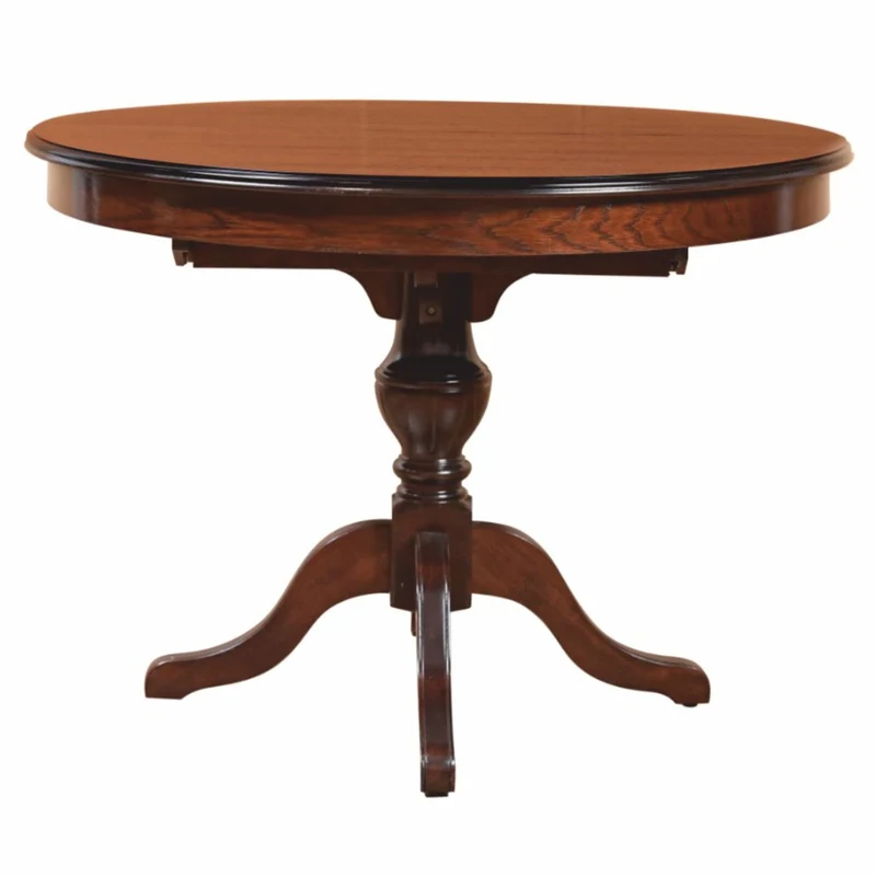 Casa Padrino Luxus Barock Esstisch Braun Ø 120 cm - Barockstil Esszimmer Möbel