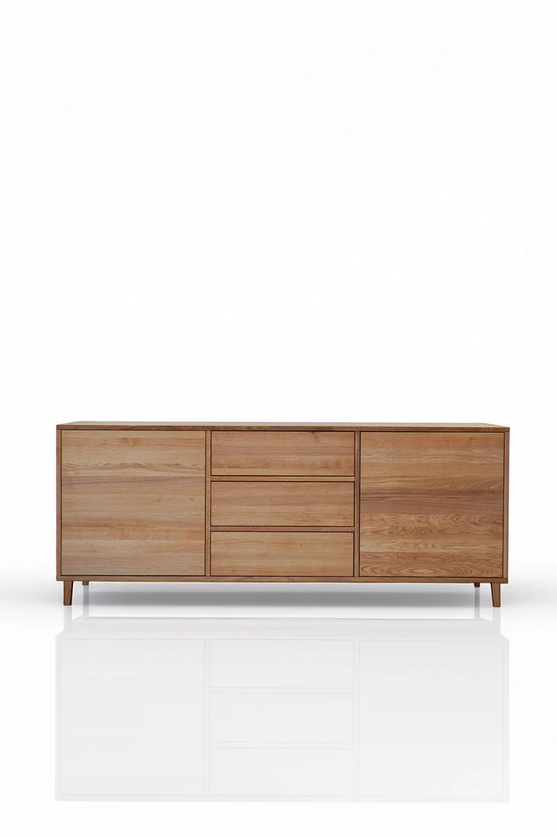 Sideboard Eiche Massiv Premium - Natur geölt 180cm