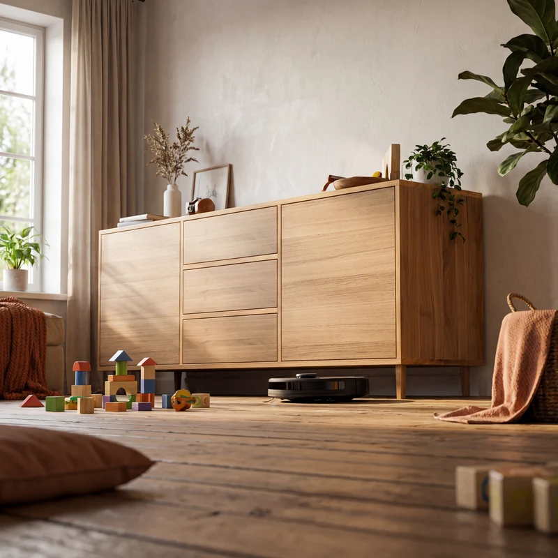 Sideboard Eiche Massiv Premium - Natur geölt 180cm