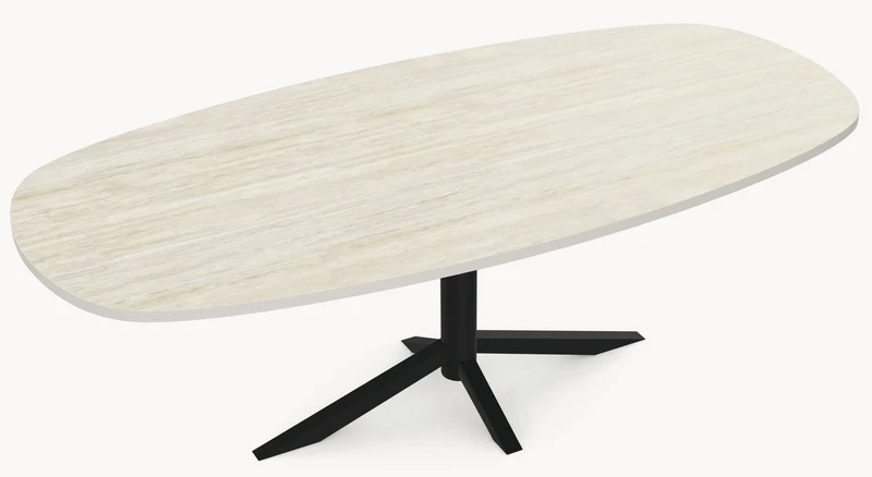 HPL eettafel Soft Moon Grey - Deens Recht - Quattro H