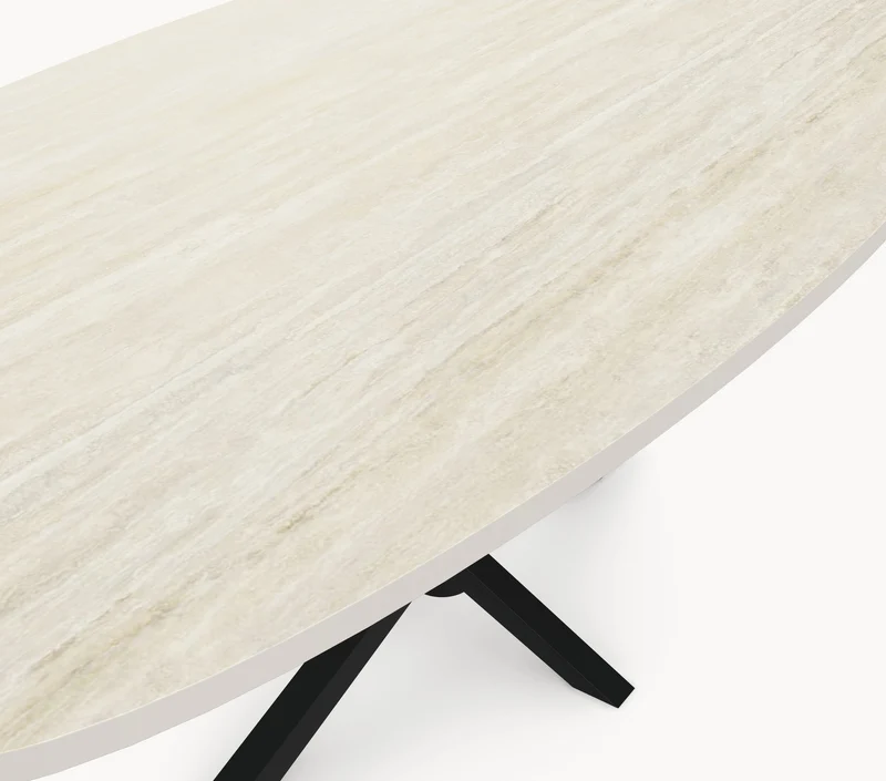 HPL eettafel Soft Moon Grey - Deens Recht - Quattro H