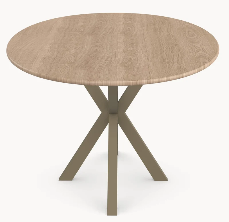 Eiken eettafel - Ovaal - Matrix onderstel