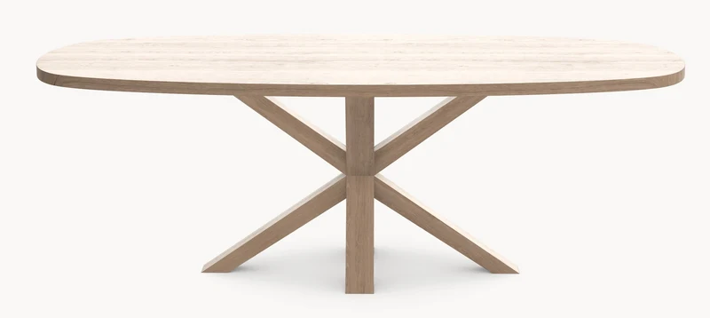 Eiken eettafel - Deens Recht - Matrix eiken