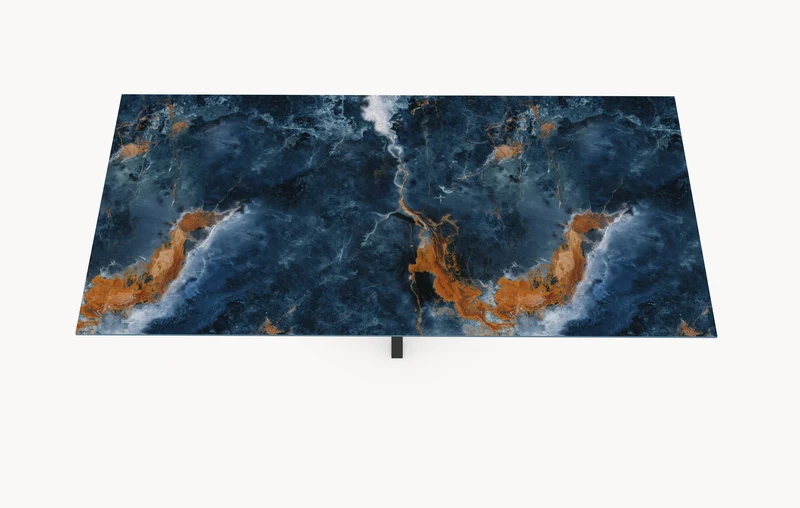 Keramische eettafel Ocean Blue - Recht - Matrix
