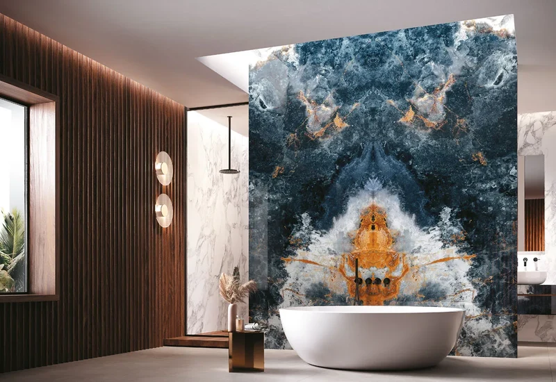 Keramische eettafel Ocean Blue - Recht - Matrix