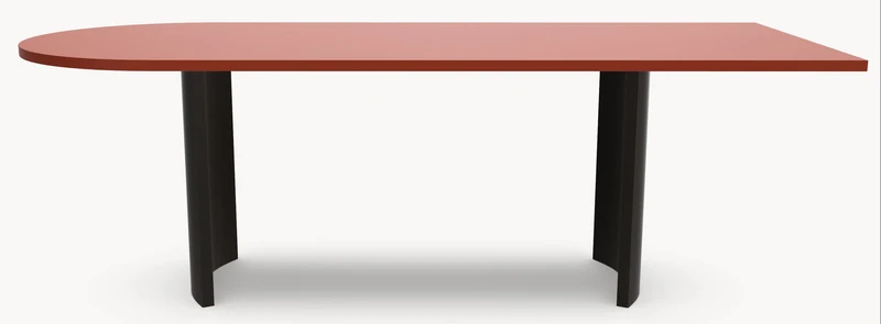 Fenix Rosso Namib eettafel - Recht Rond - Double Moon - Japandi