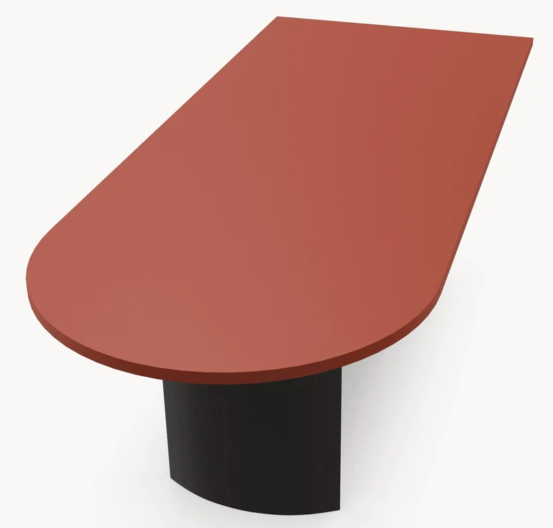 Fenix Rosso Namib eettafel - Recht Rond - Double Moon - Japandi