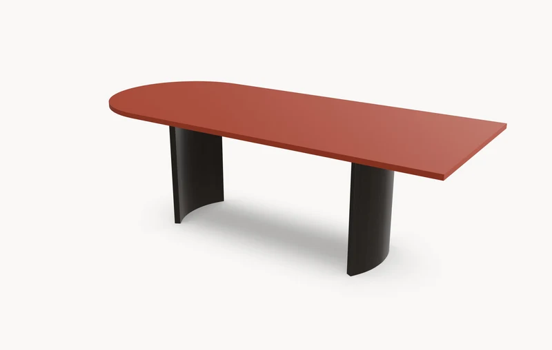 Fenix Rosso Namib eettafel - Recht Rond - Double Moon - Japandi