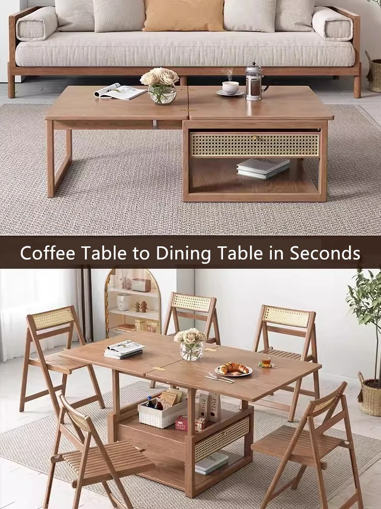 Verformbarer Kombinations-Couchtisch