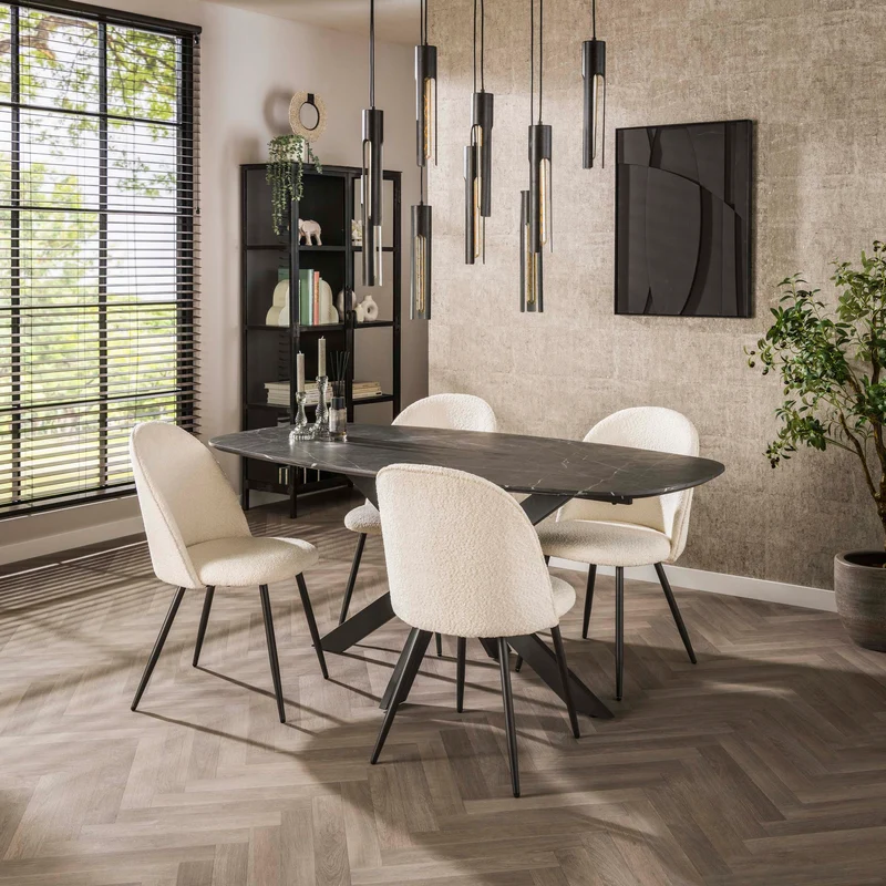 Eettafel Onyx Cross 180