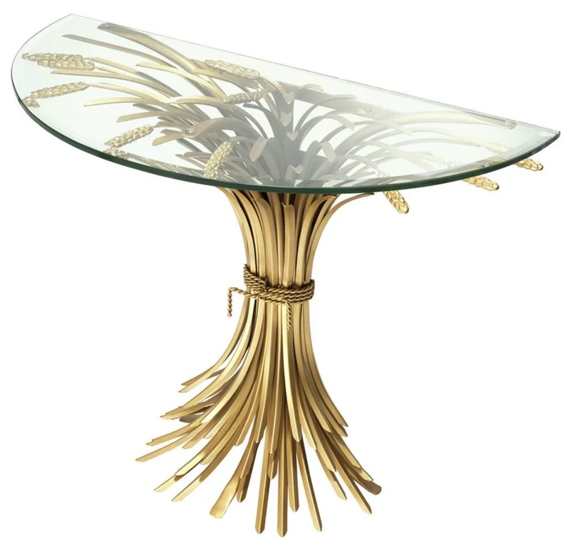 Casa Padrino Luxus Konsole Antik Gold 90 x 45 x H. 76 cm - Designer Konsolentisch