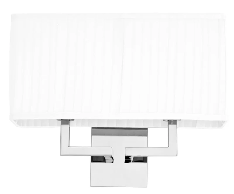 Casa Padrino Designer Wandleuchte Silber 36 x 13,5 x H. 27 cm - Luxus Kollektion
