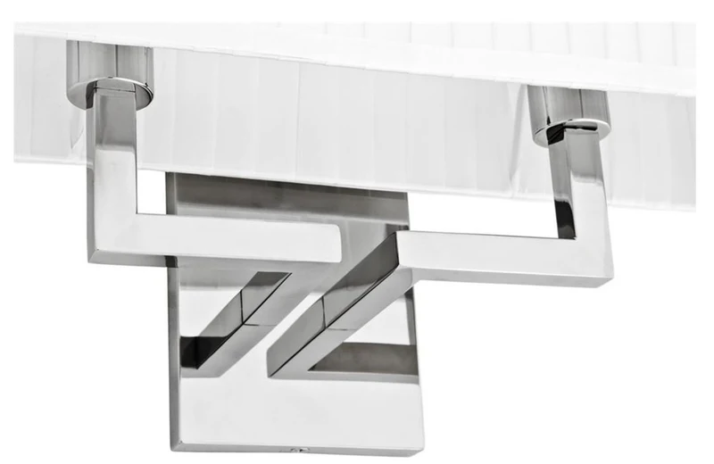 Casa Padrino Designer Wandleuchte Silber 36 x 13,5 x H. 27 cm - Luxus Kollektion