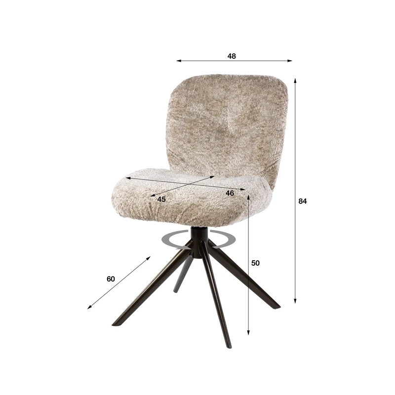 Stoel Comfort draaibaar VPE2 (2 stuks)