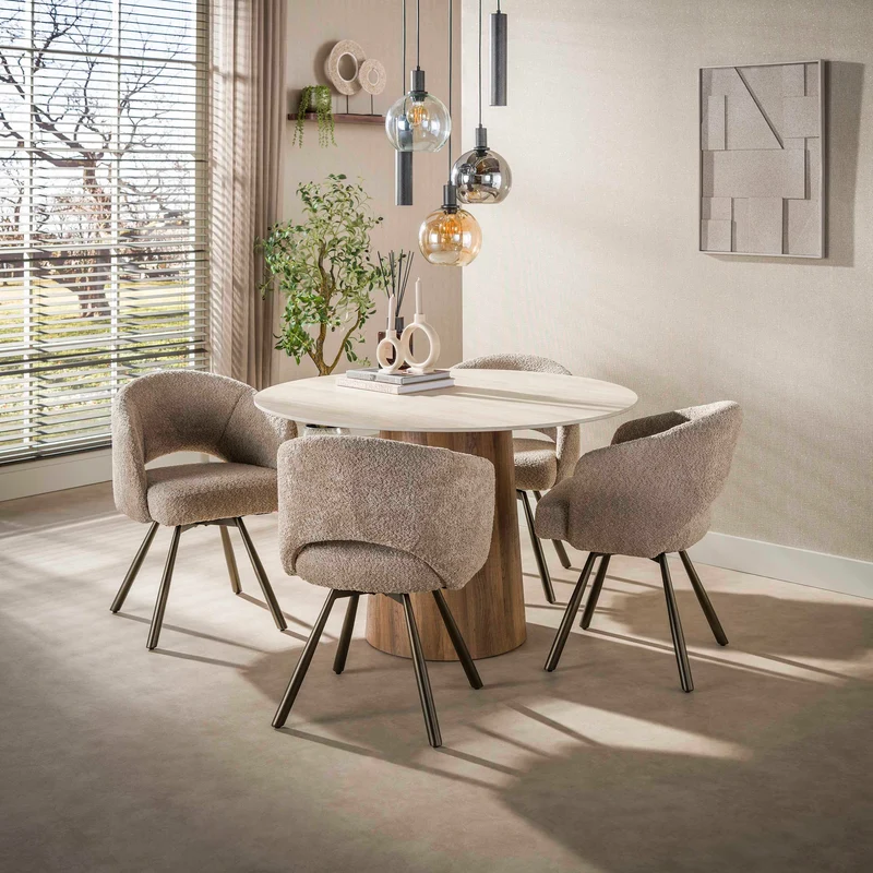 Eettafel Romano Centro Ø120