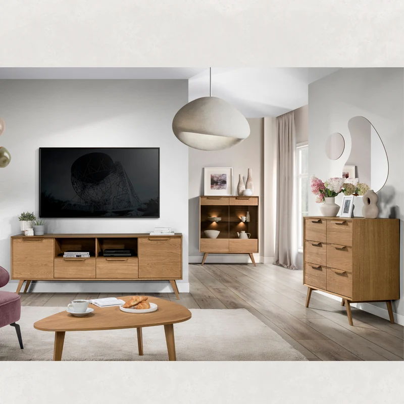 Vitrine aus Eichenholz LEO 16 | LoftStory