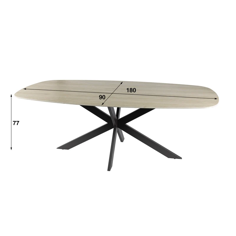 Eettafel Romano Cross 180