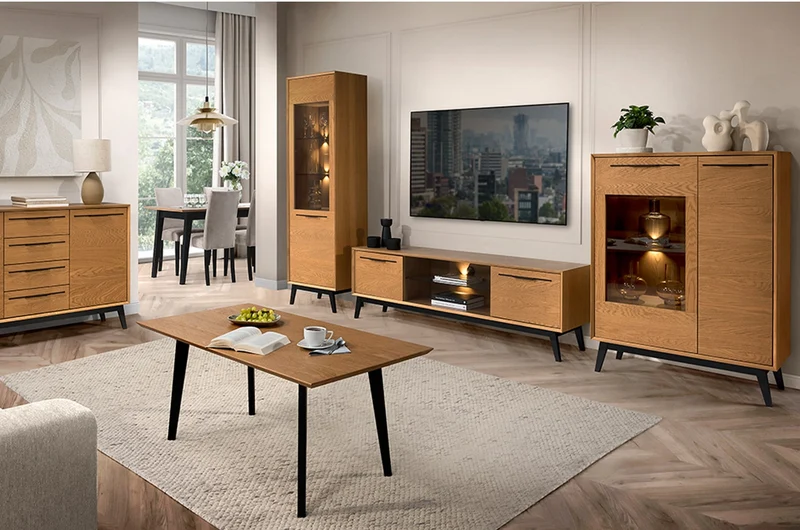 Vitrine aus Eichenholz LAZURE 10 | LoftStory