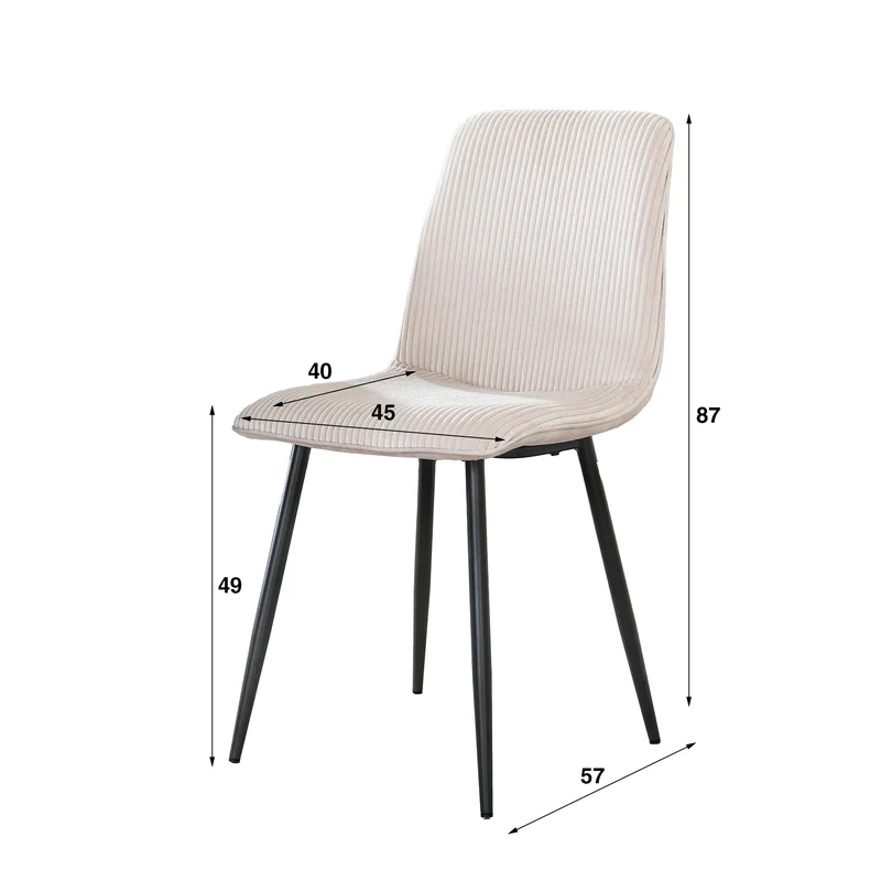 Stoel Rib VPE4 (4 stuks)