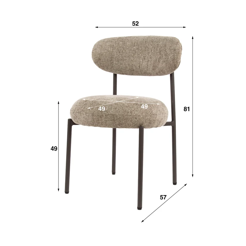 Stoel Round VPE2 (2 stuks)